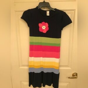 Gymboree girls spring cotton knit dress - size 12 for age 9-12 years